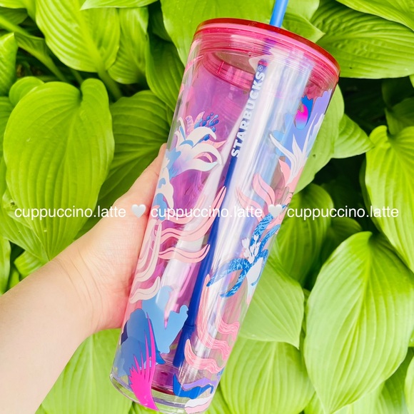 💐LAST ONE💕Starbucks 2023 Tropic Floral See through Venti Cold Cup Tumbler - Picture 2 of 14